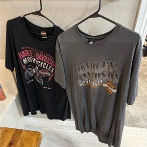 2 2xl Harley Davidson tshirts great condition.